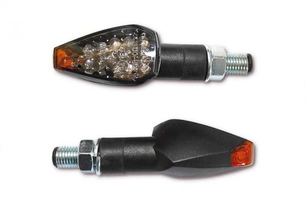LED Blinker PEAK, schwarz, getönt, E-geprüft
